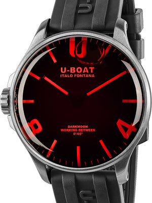 U-Boat 8465/B Darkmoon Red SS Capsoil Men's Watch 44mm