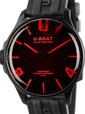 U-Boat 8466/D Darkmoon Red IPB Capsoil Men's Watch 44mm
