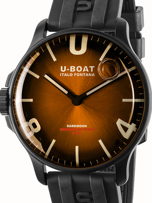 U-Boat 8699 Darkmoon Brown IPB Soleil Capsoil Men's Watch 44mm