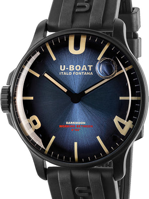 U-Boat 8700/E Darkmoon Blue IPB Soleil Capsoil Men's Watch 44mm