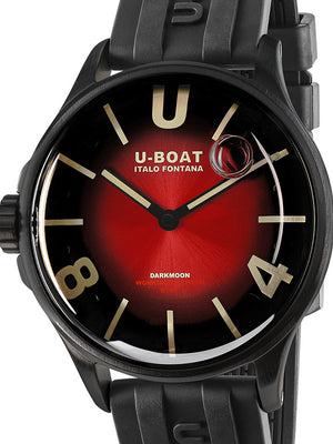 U-Boat 9501 Darkmoon Red PVD Soleil Capsoil Men's Watch 40mm