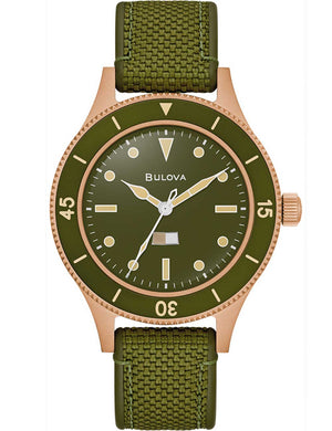 Bulova 98A324 MIL-SHIPS Bronze 150th Anniversary 41mm