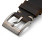 Horlogeband Nuvo Donkerbruin 20 mm