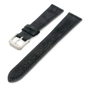 Watch Mates Horlogeband Velora Zwart 20 mm