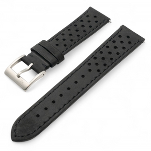 Watch Mates Horlogeband Dakota Zwart 18 mm
