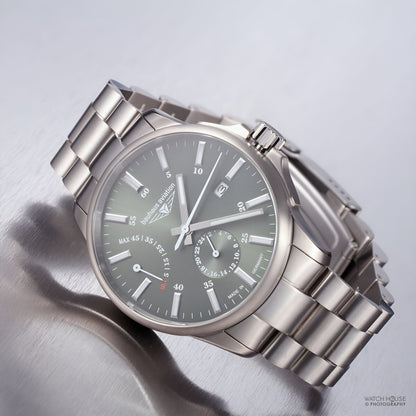 Bauhaus 2860M-4 Aviation Titanium 42mm