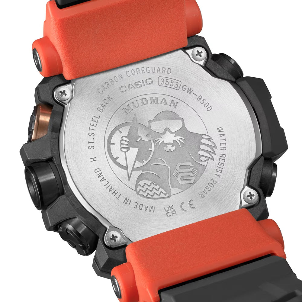 Casio G - shock Master of G Mudman Black/Red GW - 9500 - 1A4ER - Watch Mates