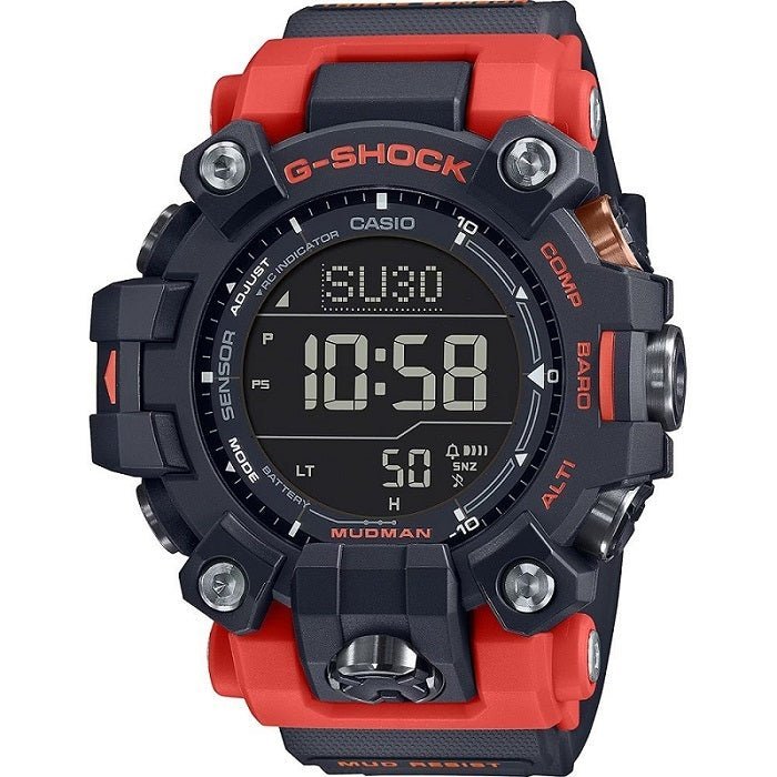 Casio G - shock Master of G Mudman Black/Red GW - 9500 - 1A4ER - Watch Mates