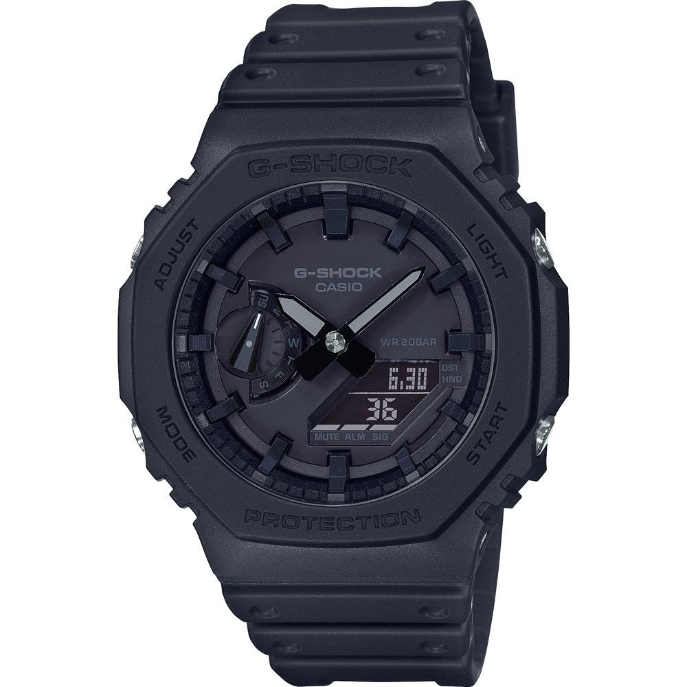 Casio G - Shock Mod Oak - All Black Casio GA - 2100 - 1A1ER - Watch Mates