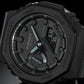 Casio G - Shock Mod Oak - All Black Casio GA - 2100 - 1A1ER - Watch Mates