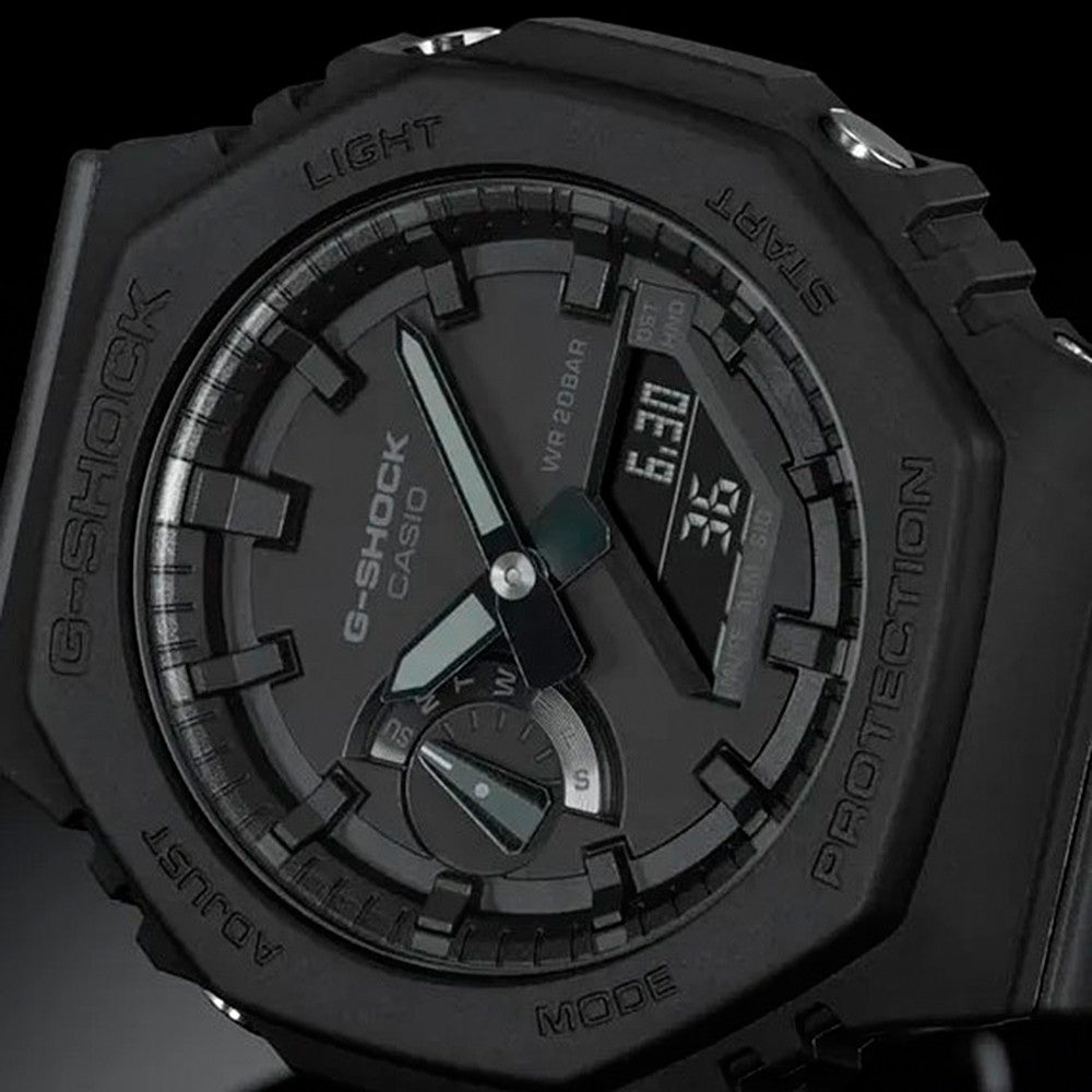 Casio G - Shock Mod Oak - All Black Casio GA - 2100 - 1A1ER - Watch Mates