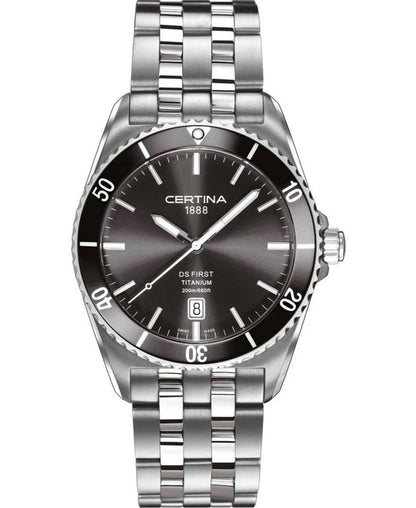 Certina Ds First Ceramic Titanium - Diver's 200m C014.410.44.081.00 - Watch Mates