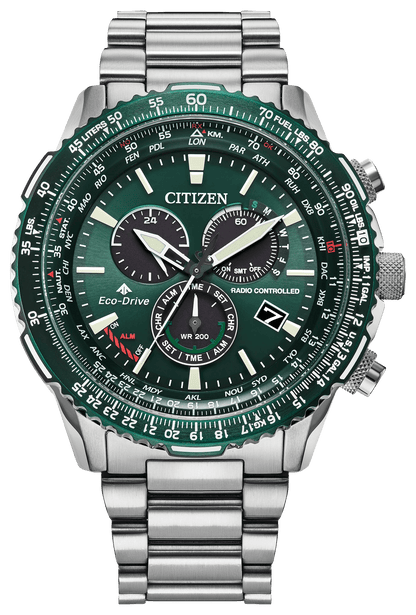 Citizen CB5004-59W Radiogestuurd Eco-Drive Promaster Chronograaf 45mm