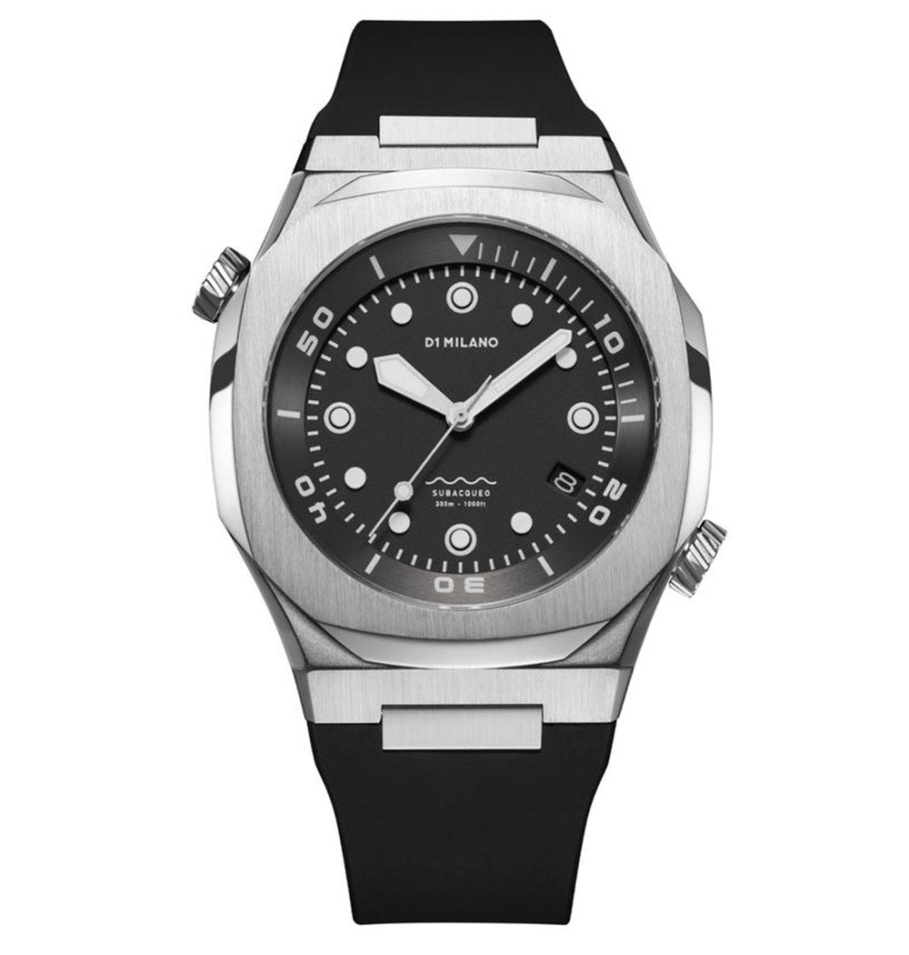 D1 Milano Subacqueo Deep Black D1 - DVRJ01 - Watch Mates