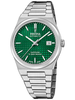 Festina F20028/3 Swiss Made Rivé Automatisch Herenhorloge 40mm