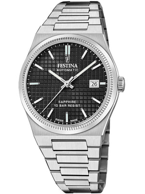 Festina F20028/4 Swiss Made Rivé Automatisch Herenhorloge 40mm