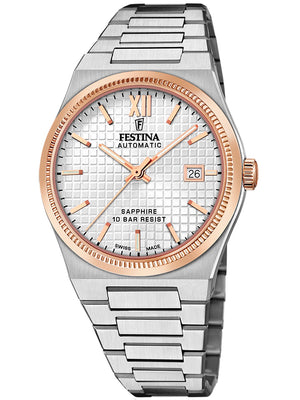 Festina F20030/1 Swiss Made Rivé Automatisch Herenhorloge 40mm
