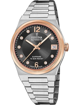 Festina F20031/3 Swiss Made Rivé Automatisch Dameshorloge 35mm