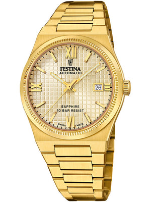 Festina F20032/2 Swiss Made Rivé Automatisch Herenhorloge 40mm