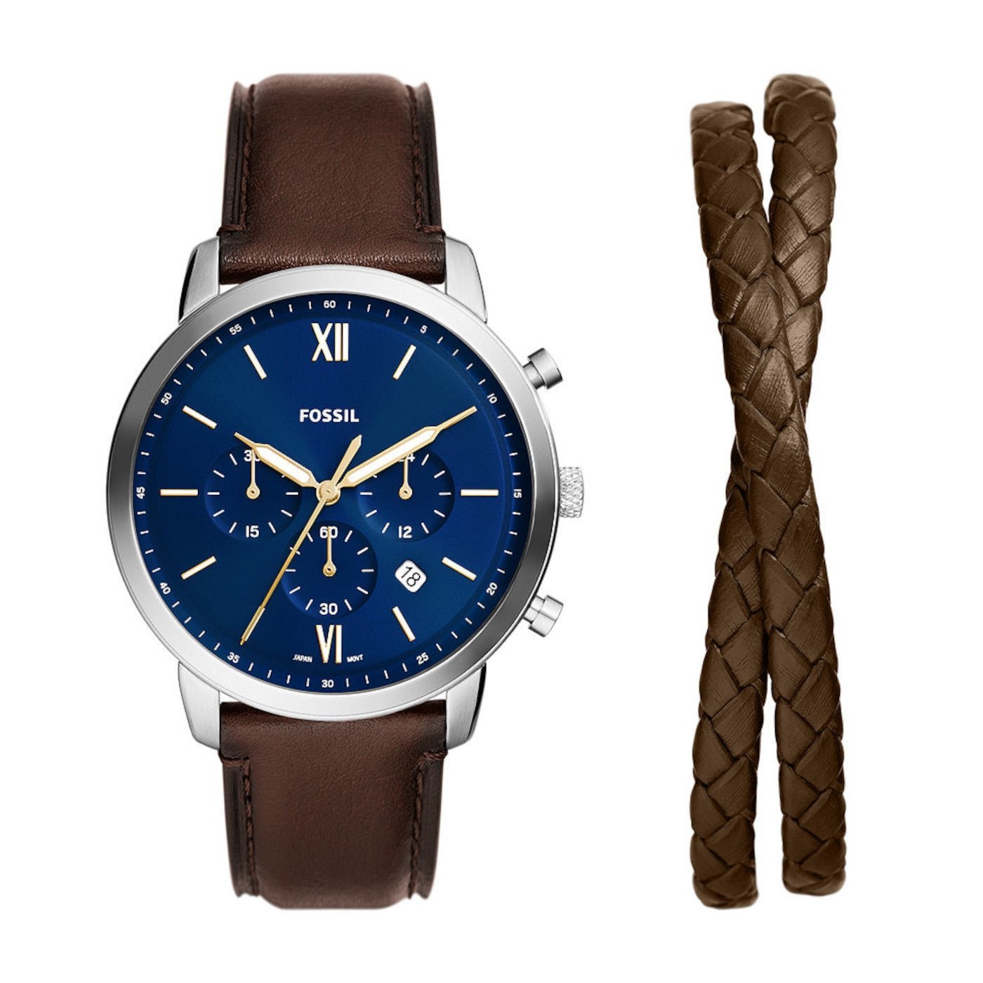 Fossil Neutra + Bracelet FS6018SET - Watch Mates