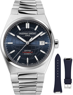 Frederique Constant FC-303BL3NH6B Highlife Automatisch COSC Chronometer Herenhorloge 39mm