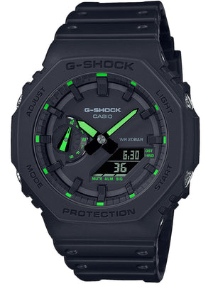 Casio G-Shock GA-2100-1A3ER Neon Herenhorloge 45mm