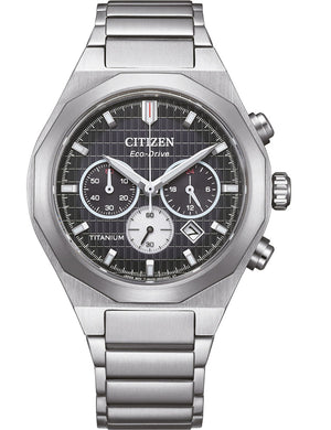 Citizen CA4690-51E Super-Titanium Zenshin Eco-Drive Chronograph Men's Watch 41mm