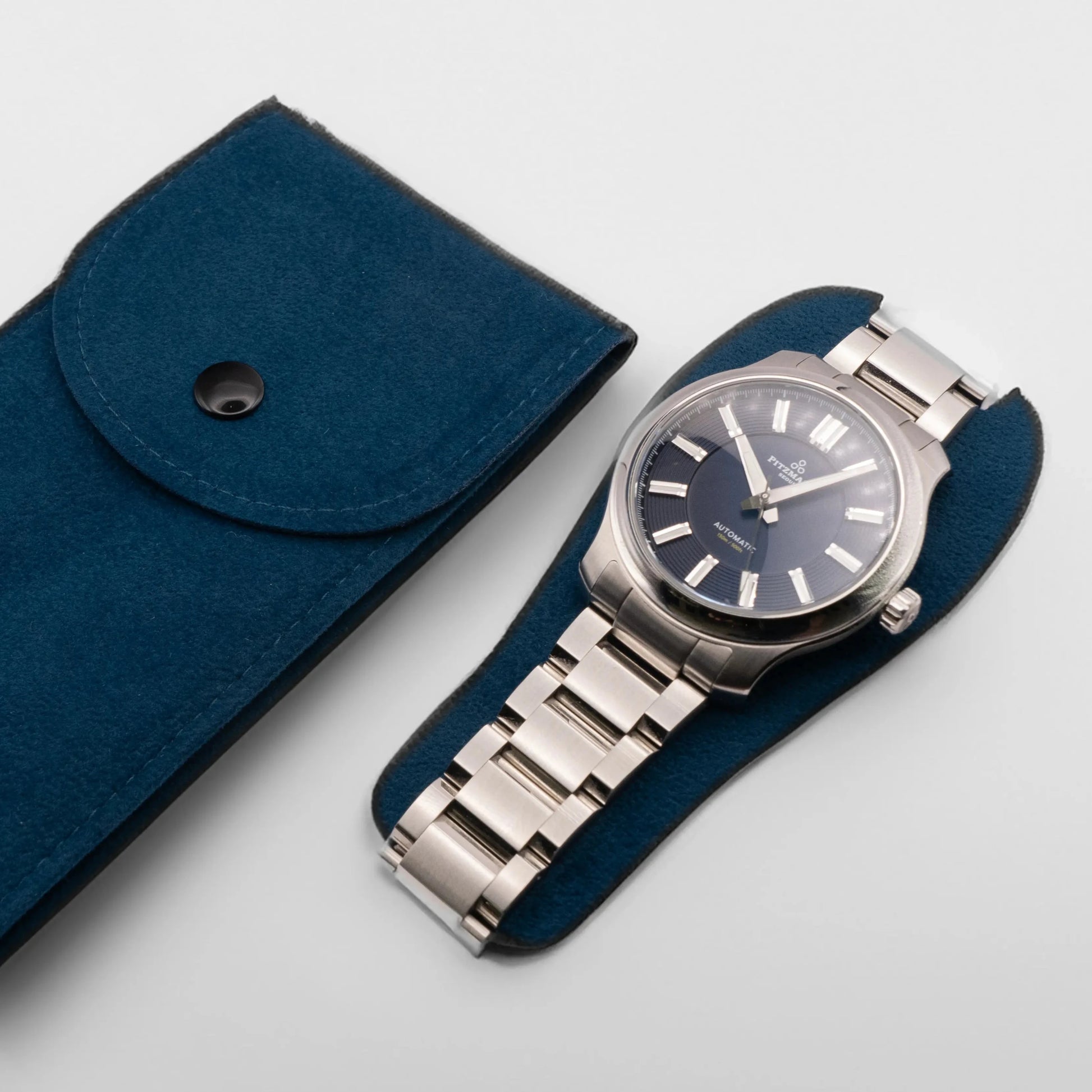 Horloge Pouch - Donkerblauw - Watch Mates