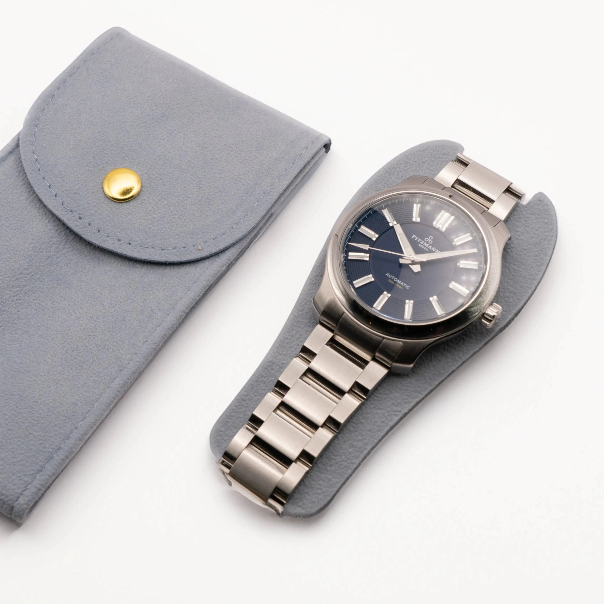 Horloge Pouch - Lichtblauw - Watch Mates