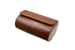 Leren Watch Roll - 2 slots - Watch Mates