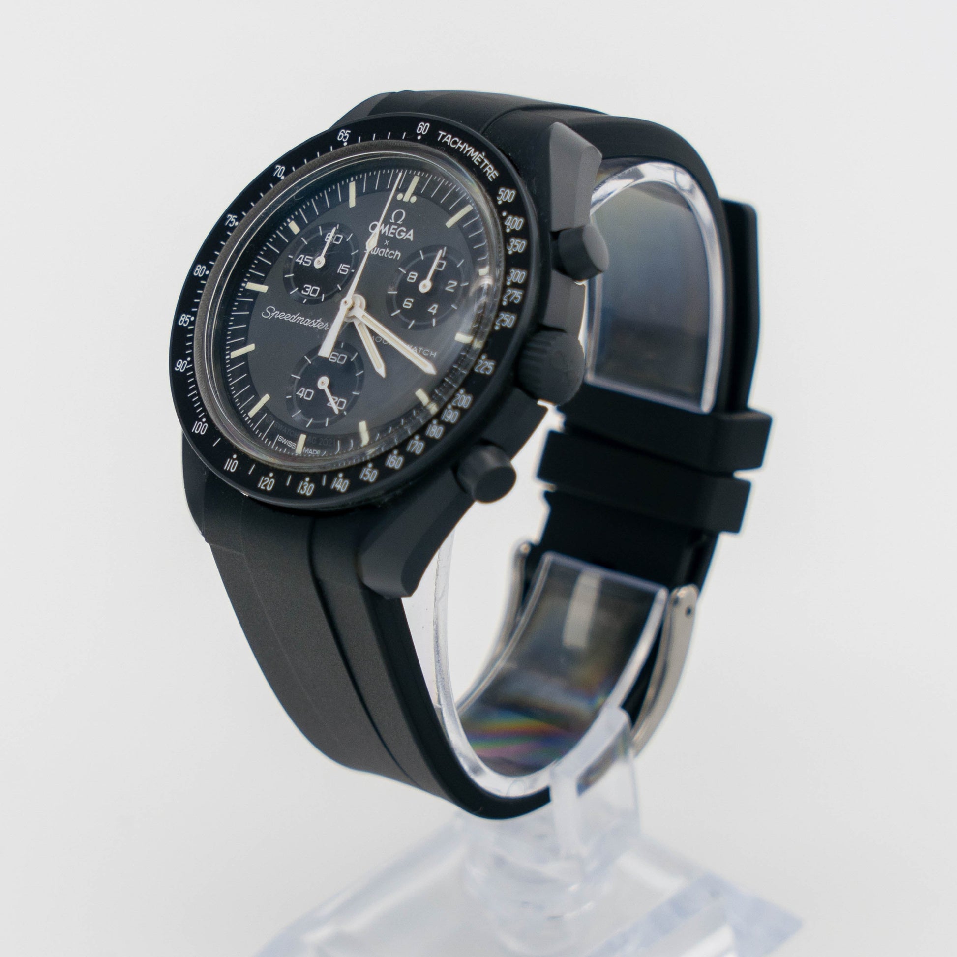 MoonSwatch horlogebandje - Zwart - Watch Mates