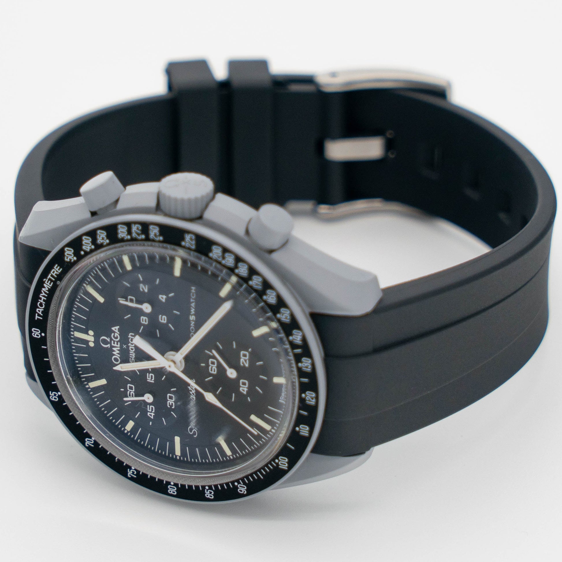 MoonSwatch horlogebandje - Zwart - Watch Mates