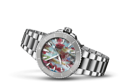 Oris Aquis Date Blauw 36mm