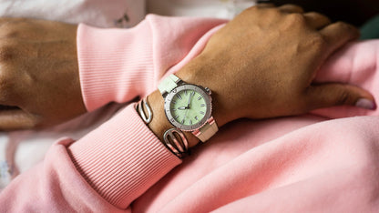 Oris Aquis Date Groen Parelmoer 36mm