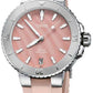 Oris Aquis Date Roze Parelmoer 36mm