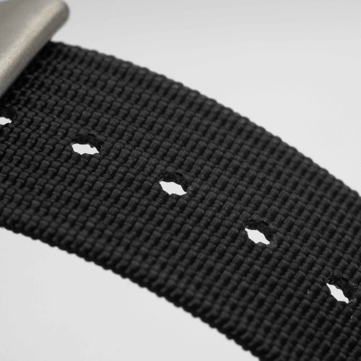 Premium Nato Strap - Zwart - Watch Mates