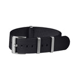 Premium Nato Strap - Zwart - Watch Mates
