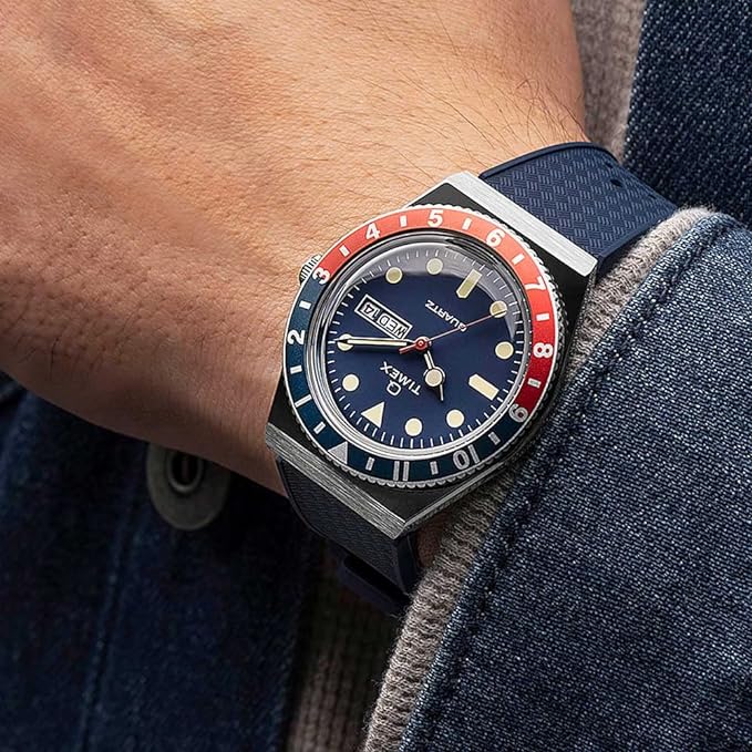 時計 TIMEX Q TW2V32100 Timex Q Diver TW2V32100 - Retro Diving Watch with Style