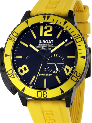 U-Boat 9668 Sommerso Yellow IPB Automatisch Herenhorloge 46mm